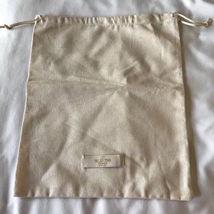 Authentic Valentino Garavani shoe dust bag
